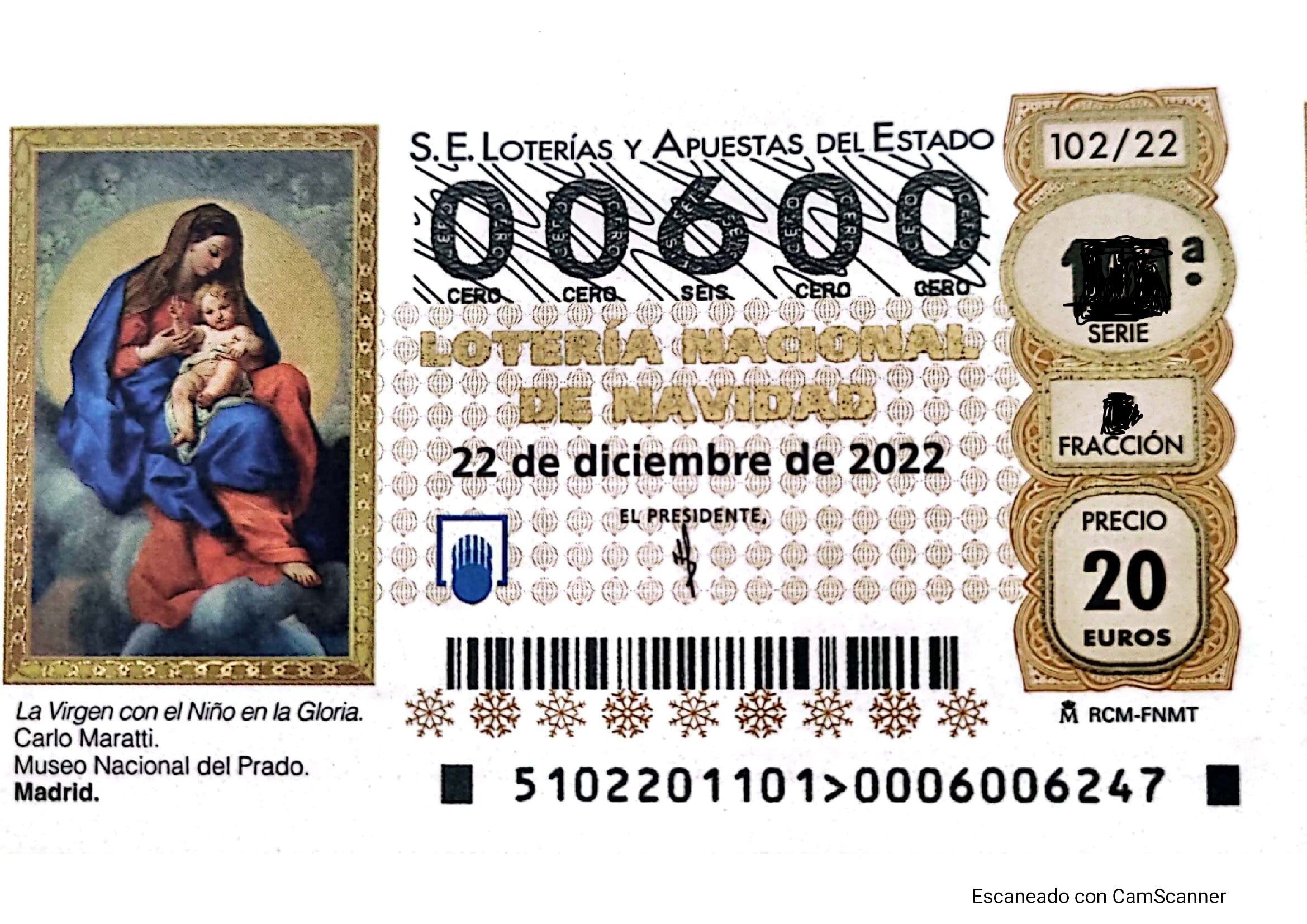 Lotería de Navidad 2.022